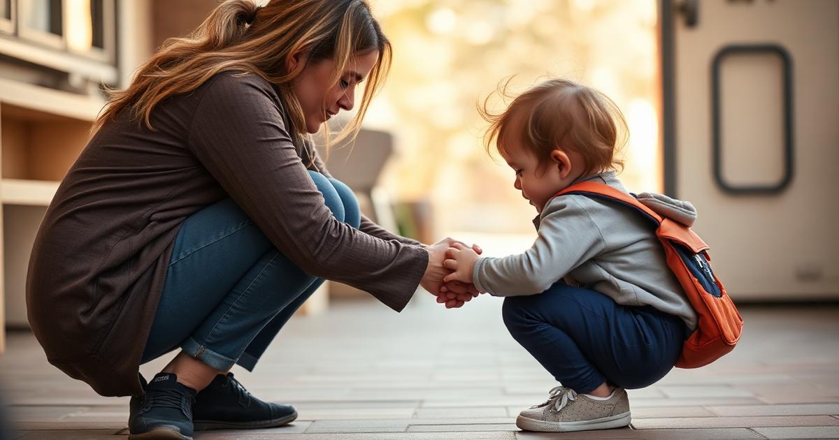 Separation Anxiety at Daycare Drop-Off: What's Normal & What Helps