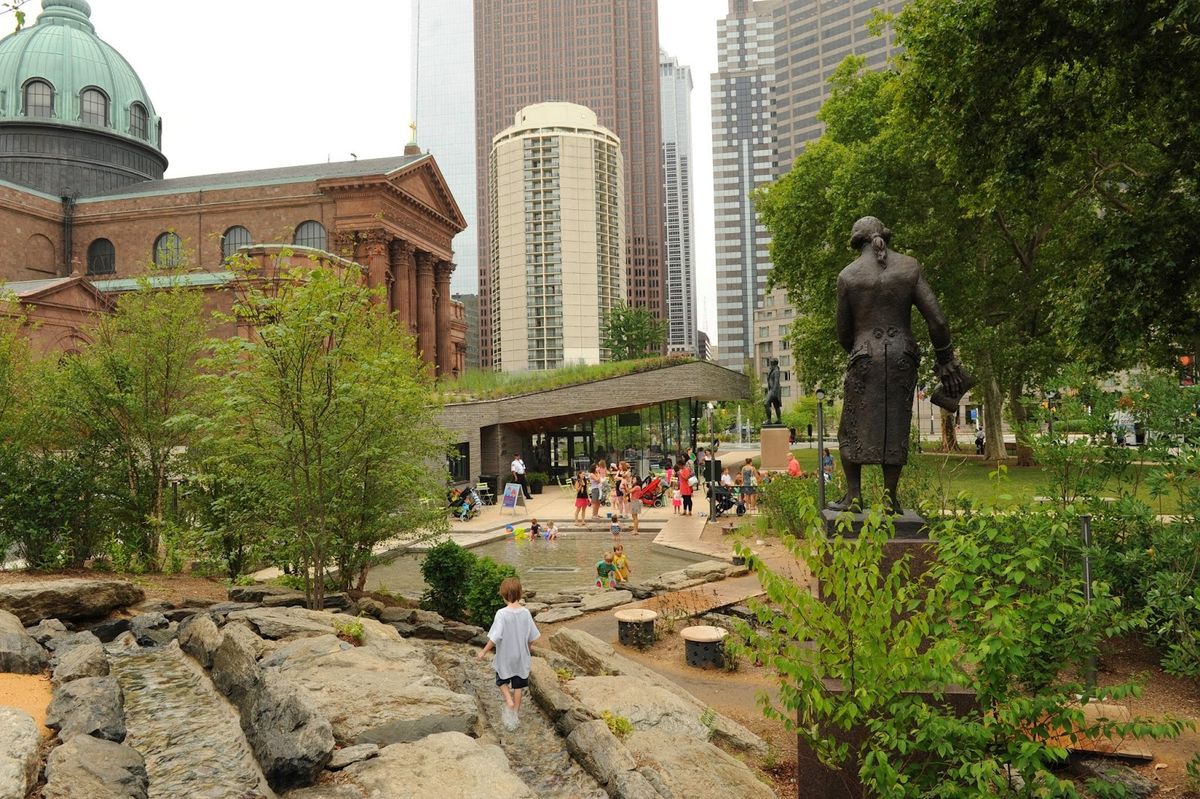 Sister Cities Park in Logan Square